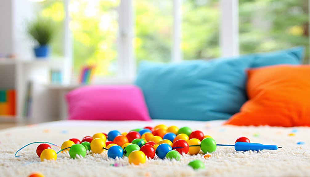 bead threading enhances motor skills