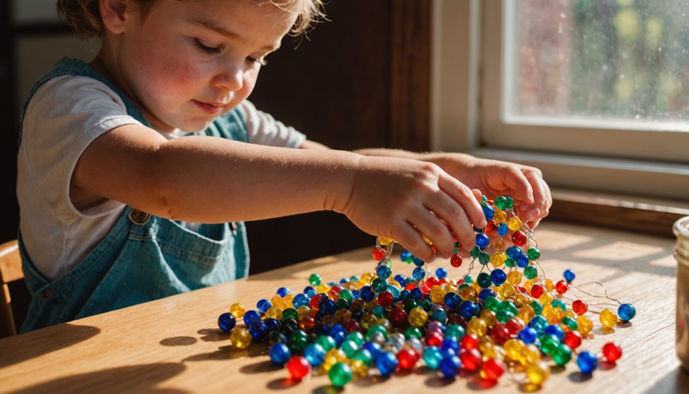 How Bead Threading Enhances Children's Fine Motor Skills