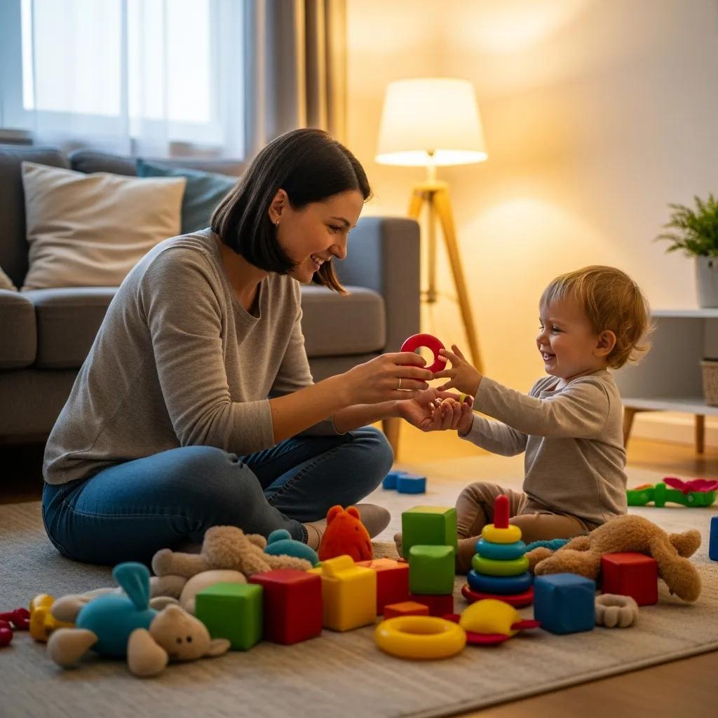 Family engaging in DIRFloortime therapy at home, highlighting connection and emotional engagement